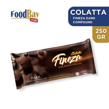 COLATTA - FINEZA Chocolate Compound Dark Coklat Batang Dark cooking 250 gr