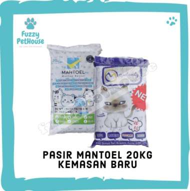 EKSPEDISI Pasir Gumpal Kucing Bentonite Mantoel 20 kg All Variant Kopi