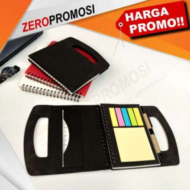 Souvenir Buku Memo Tas Pen Sticky Note Custom