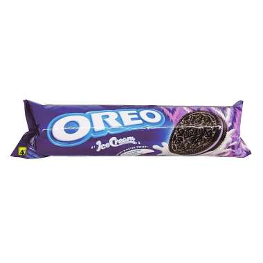 Oreo - Biskuit Sandwich Cokelat - 133 gr ROLL PACK ICE CREAM