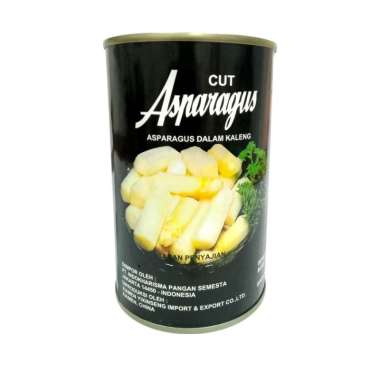 Sayur Asparagus Potong Pendek Cut Kaleng IKPS 430Gr