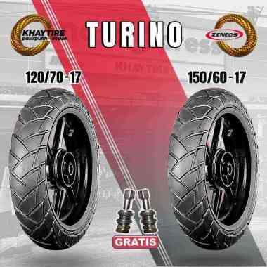 SEPASANG Ban Motor MOGE // ZENEOS ZN33 TURINO 120/70-17 dan 150/60-17 Tubeless