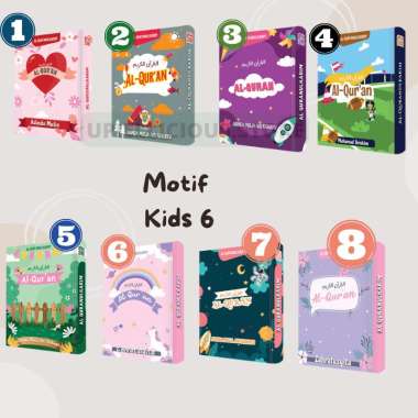 Al Quran Custom Hafalan Blok Warna Size A4 GRATIS CUSTOM NAMA & FOTO - PERKATA - PERKATA LATIN Motif
