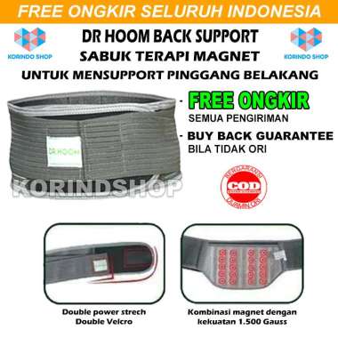 DR HOOM BACK SUPPORT THERAPY - SABUK TERAPI - SOLUSI SAKIT PINGGANG Size L