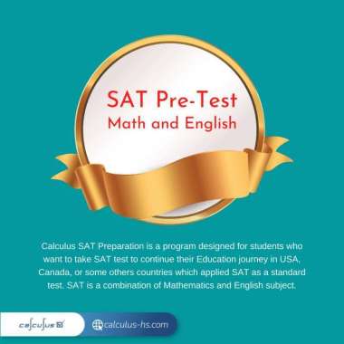CALCULUS - SAT Preparation CALCULUS - SAT Preparation English Preparation (1 month)