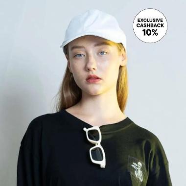 Topi Casual Polos Sport Baseball Cap Tumblr Hat Putih