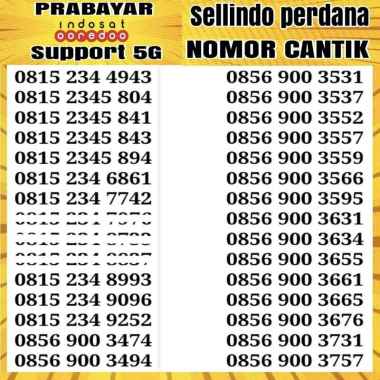 nomor cantik indosat murah seri 234 sp1