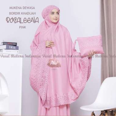 Pusat Mukena Indonesia - MUKENA DEWASA SITI KHADIJAH ROSALEENA Semua Ukuran LAVENDER