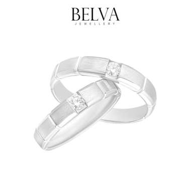 Cincin Nikah Berlian - Wedding Ring - Belva Jewellery - BAWRMRW3362