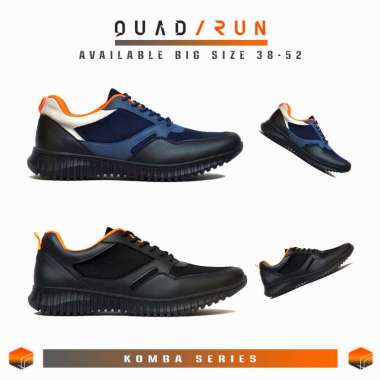Casual Running Sneakers Big Size [44-52] QuadRun Footwear - Komba Series | Sepatu Big size Jumbo Uku