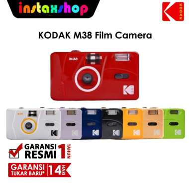 INSTAXSHOP KODAK M38 Film Camera Analog M-38 point & shoot Kamera Pocket. LIME GREEN