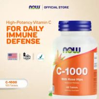 NOW Vitamin C 1000 Sustained Release with Rose Hips [100 Tablets]