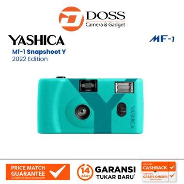 Yashica MF-1Y Film Camera / Analog Kamera Turquoise