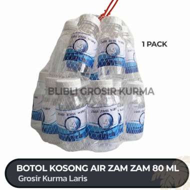 Botol Kosong Air Zamzam 80 ML / Botol Air Zam-zam Kosong 25pcs 80ml