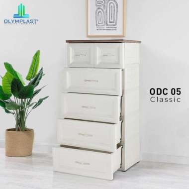 Lemari Plastik 5 Laci Drawer Olymplast ODC 05 CLASSIC B BOGOR