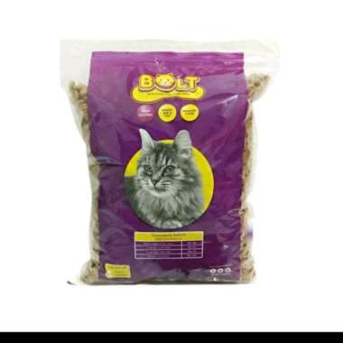 Bolt cat food makanan kucing 1kg reapck SALMON 800GR