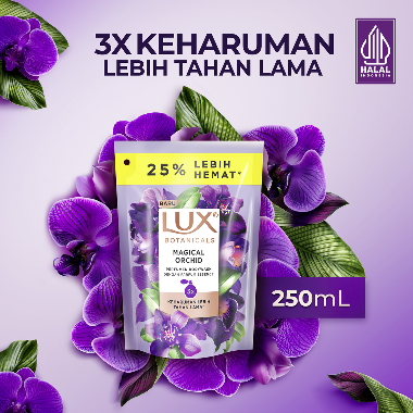 Promo Harga LUX Botanicals Body Wash Magical Orchid 250 ml - Blibli