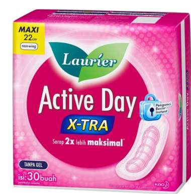 Laurier 22cm maxi pack 30s Active day
