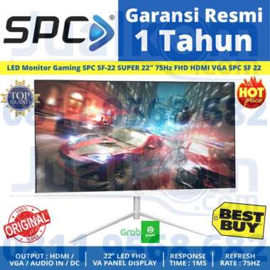SPC SM-22 Monitor LED 21.5 Inch Full HD 75Hz Gaming