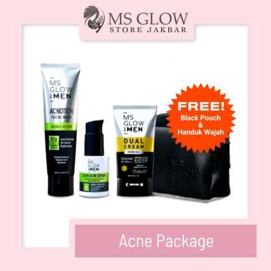 MS Glow For Men Paket Basic Acne Package