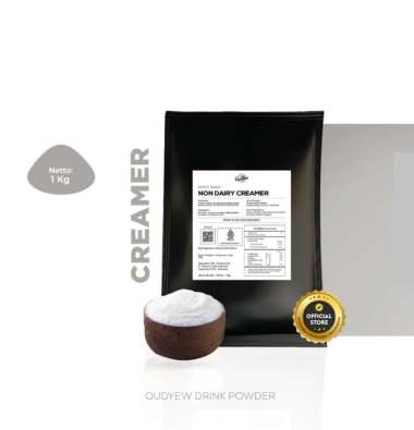 Qudyew Krimer Nabati Non Dairy Creamer Krimer Bubuk Premium Bubuk 1kg