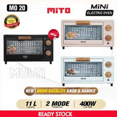 MITO Oven Listrik Mini MITO MO 20 Kapasitas 11 Liter pink