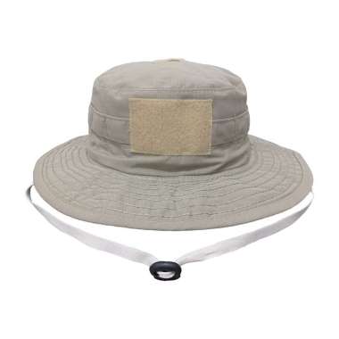 Topi Rimba Tactical Perekat Warna Krem/Khaki/Gurun/Hijau army molay HIJAU ARMY
