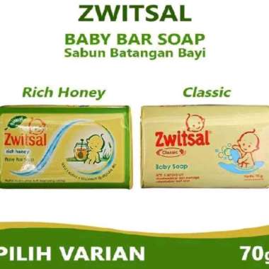 Sabun batang zwitsal 70gr Classic