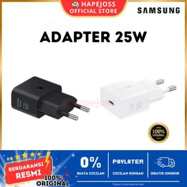 Adapter Samsung 25watt C to C Super Fast Charging original 100% BLACK