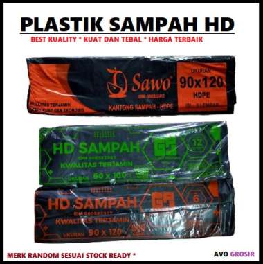 plastik sampah 90 x 120 cm kantong sampah polybag besar tebal