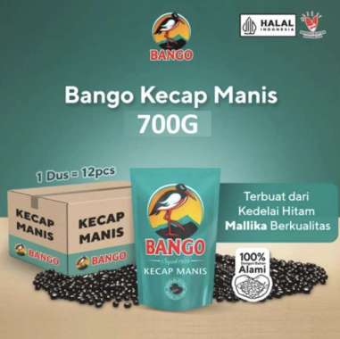 Kecap Bango 550ml / Kecap Manis Bango Refill Besar / Kecap Bango 550ml