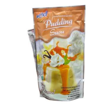 Nutrijell Nutrijel Pudding Puding Susu Caramel Karamel Bubuk Powder