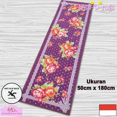 Keset kaki alas lantai dapur lorong runner panjang kitchen mat koridor anti slip 50 x 180 cm - NMs B