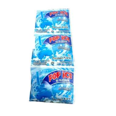 Renceng - Pop Ice Es Blender Bubuk Minuman Permen Karet Bubble Gum