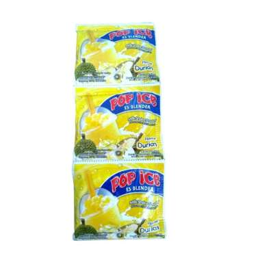 Renceng - Pop Ice Es Blender Bubuk Minuman Boba Buah Durian