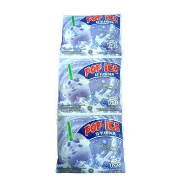 Renceng - Pop Ice Es Blender Bubuk Minuman Boba Taro Talas Tales Ubi