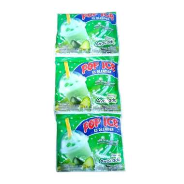 Renceng - Pop Ice Es Blender Bubuk Minuman Boba Avocado Alpukat