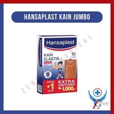 Hansaplast Kain Elastis Jumbo Eceran / Sebox isi 50 PCS Eceran