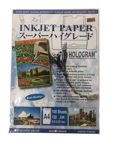 Hologram Inkjet Paper Kertas Foto [A4] Multicolour