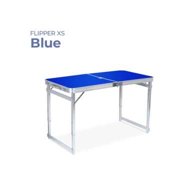 Goto Flipper Table Meja Makan Lipat Set Koper Camping Outdoor Portable XS BLUE