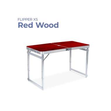 Goto Flipper Table Meja Makan Lipat Set Koper Camping Outdoor Portable XS R WOOD