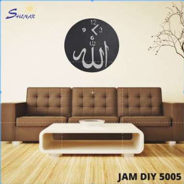 Jam Dinding Aesthetic Unik Tempel Dinding Minimalis Bermotif Gambar Ukuran Diameter 30-50 cm 5005 Fr
