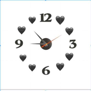 Jam Dinding Aesthetic Unik Tempel Dinding Minimalis Bermotif Gambar Ukuran Diameter 30-50 cm 1002 Lo