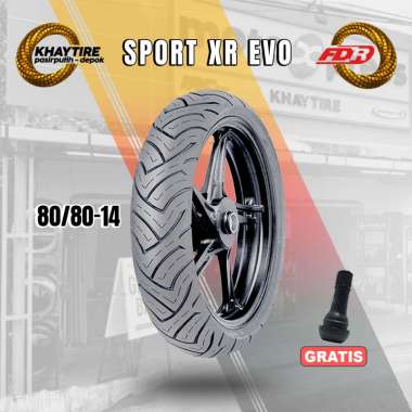 PROMO Ban Motor Matic // FDR SPORT XR EVO 80/80-14 Tubeless