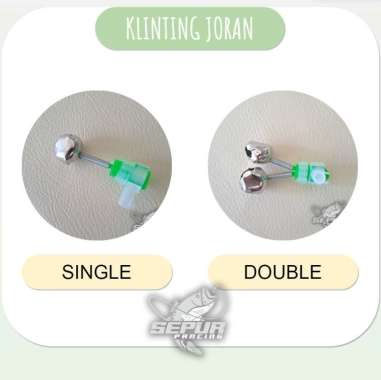 Klinting Joran Single Double / Bell Pancing / Alarm Pancing Single