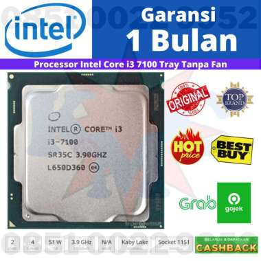 CORE i3-7100 TRAY TANPA FAN