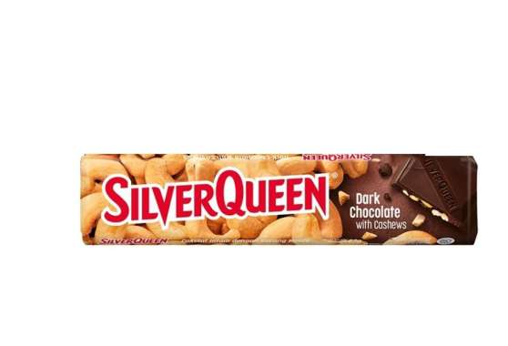 Silverqueen Coklat Dark Cashew 55Gr