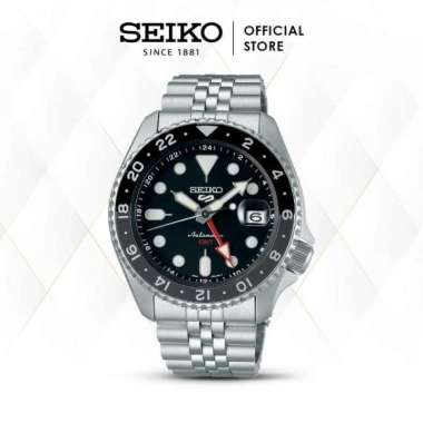 Seiko 5 SSK001K1 GMT Series Automatic Black Grape Stainless Original