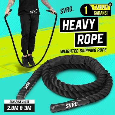 Svarga Weighted Skipping Rope | Battle Jump Rope | Gym & Fitness 3 METER