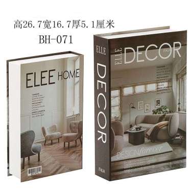 Dummy Book / Buku Pajangan / Buku Hiasan / Dekorasi Properti Foto Elle Decor 071
